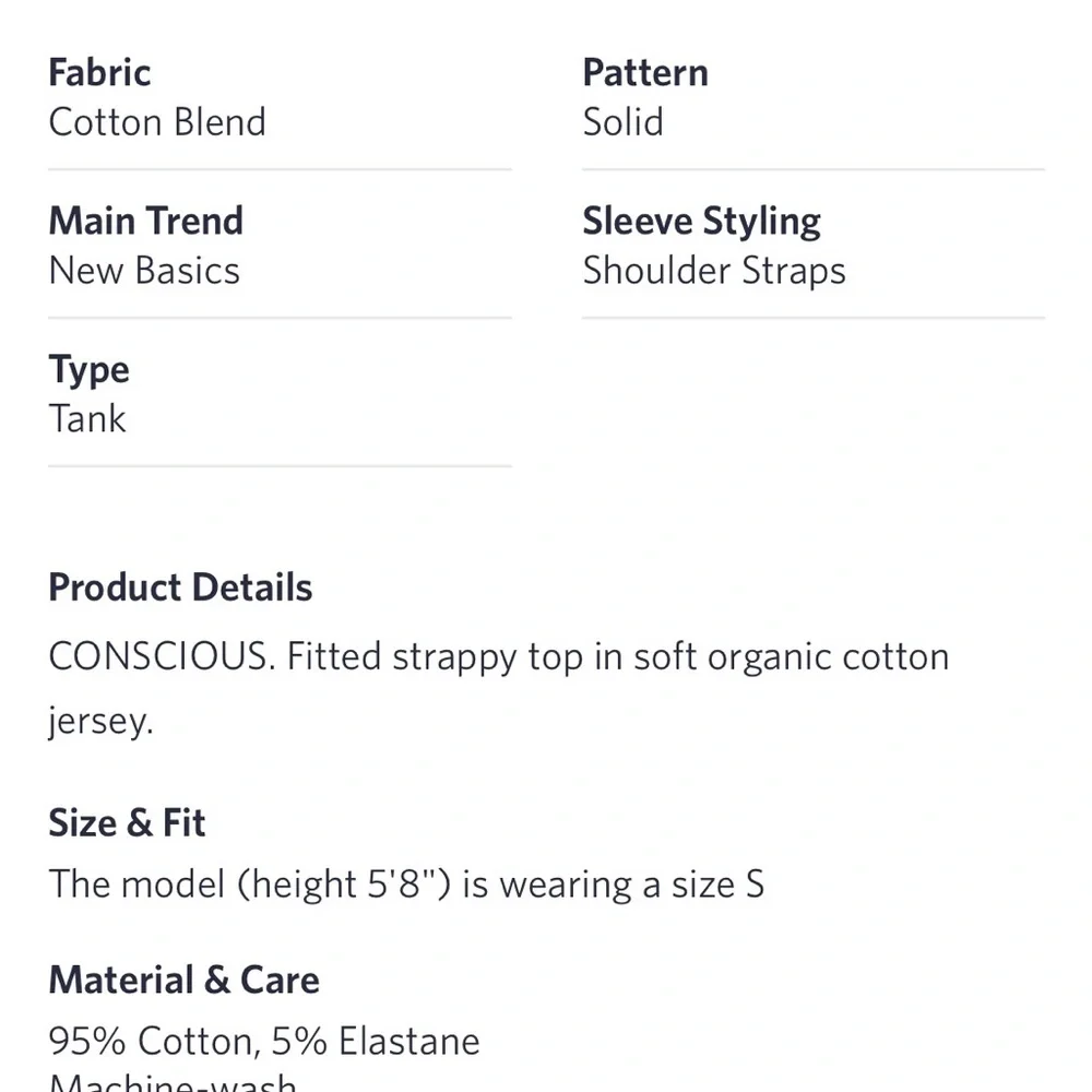 H&M strappy top - Picture 4 of 16